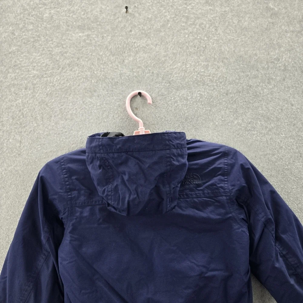 The North Face Boys Jacket XXS (5) Blue Nylon Down Hooded